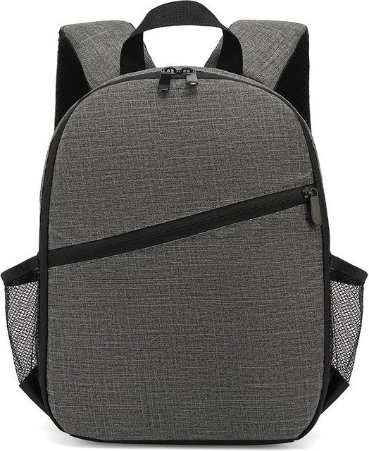 Andoer Multifunktionale Digitalkamera-Rucksack-Tasche wasserdicht in Grau und Blau - Bild 1