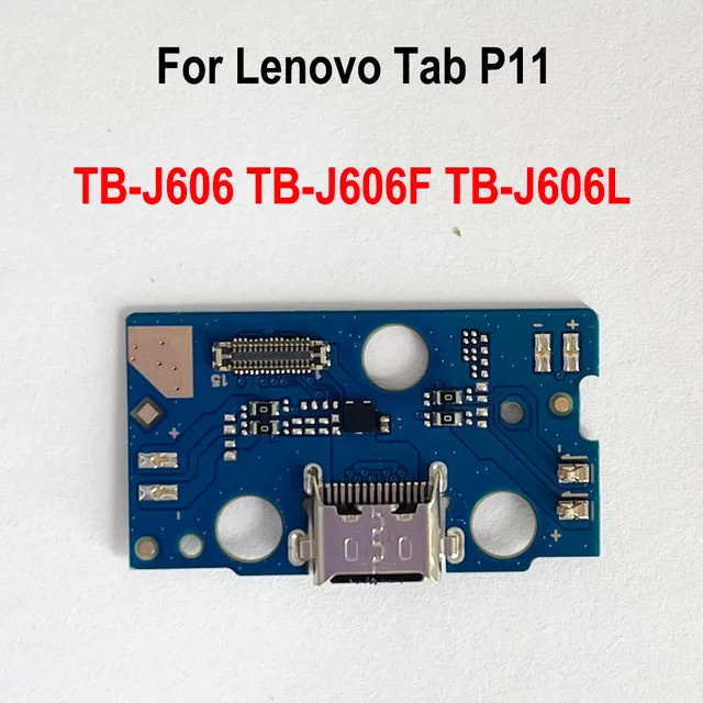 USB-C Ladegerät Board Connector und Flex-Kabel für Lenovo Tablet Tab P11 TB-J606F J606 J606N in Blau - Bild 1