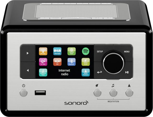 Sonoro Relax Internetradio in Schwarz - Bild 1