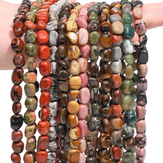 Kristall Perlen Armband und Ohrringe, Bunt, Unisex - Bild 1