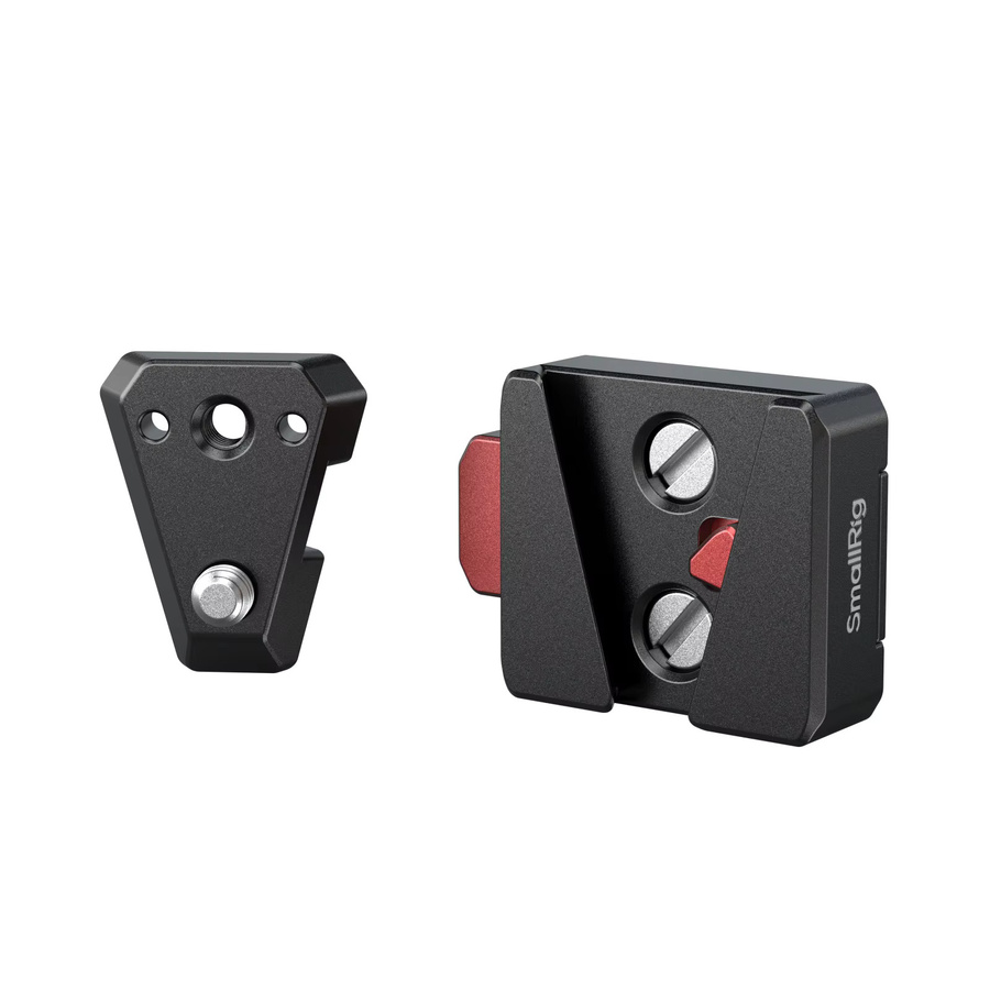 SmallRig Schnellwechsel-V-Lock-Montageplatten-Kit in Schwarz mit 1/4"-20-Verbindung für Käfig oder Griff - 6021 - Bild 1