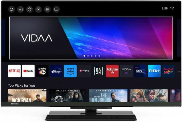 Toshiba 32WV3E63DA LED TV in Schwarz mit HD Ready, Wi-Fi und Bluetooth - Bild 1
