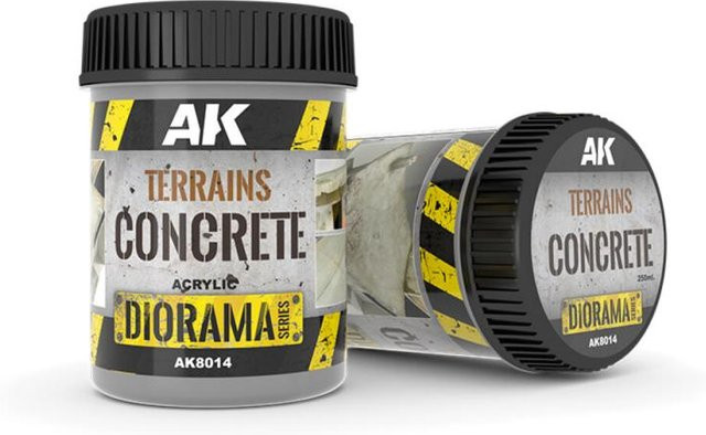 AK Interactive Terrains Concrete, Acrylic, 250ml - Bild 1
