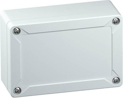Spelsberg TG PC 1208-6-o Installations-Gehäuse aus Polycarbonat in Lichtgrau RAL 7035, B/T/H: 12,2 x 8,2 x 5,5 cm - Bild 1