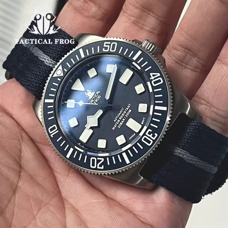 Tactical Frog Armbanduhr Titan, Automatik, Saphirglas, 20 ATM, Herren - Bild 3