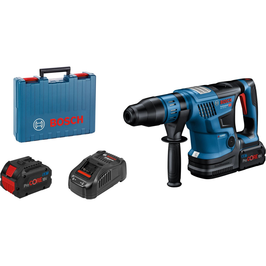 Bosch Professional BITURBO Akku-Bohrhammer GBH 18V-36 C mit SDS-Max und Akkus in Blau - Bild 2