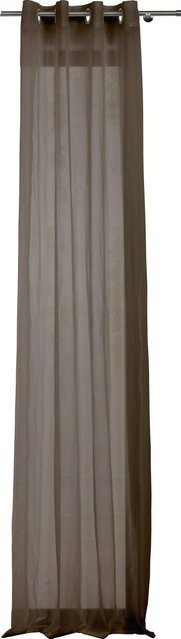 mydeco Ösenschal Pure Cappuccino in Beige/Braun, B: 300 cm, H: 135 cm - Bild 1