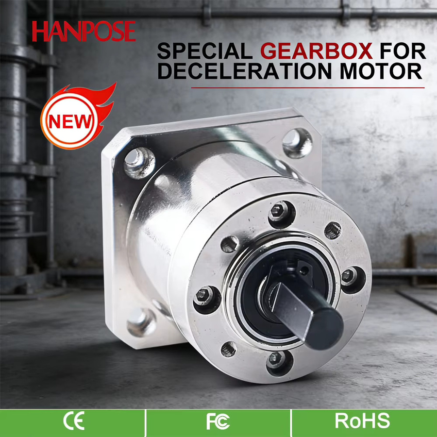 HANPOSE Nema17 Schrittmotor 17HS4401S-PG mit Untersetzungsgetriebe in Silber für 3D-Drucker Extruder und Roboterarme - Bild 1