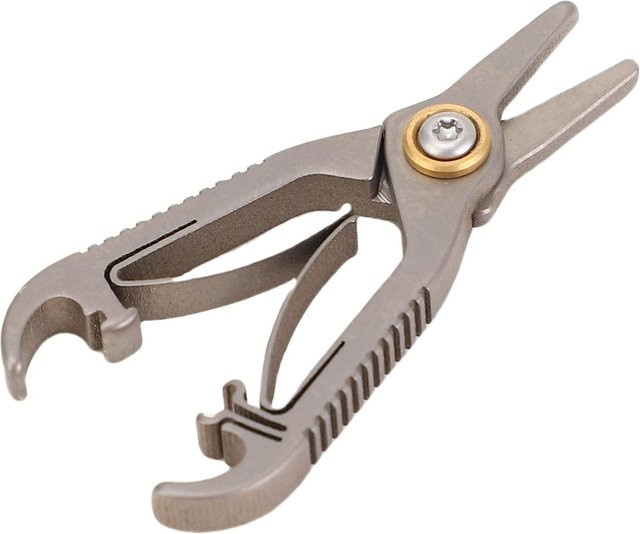 Fishine Nasenhaarschere aus Ti-Legierung, Grau, Unisex - Bild 1