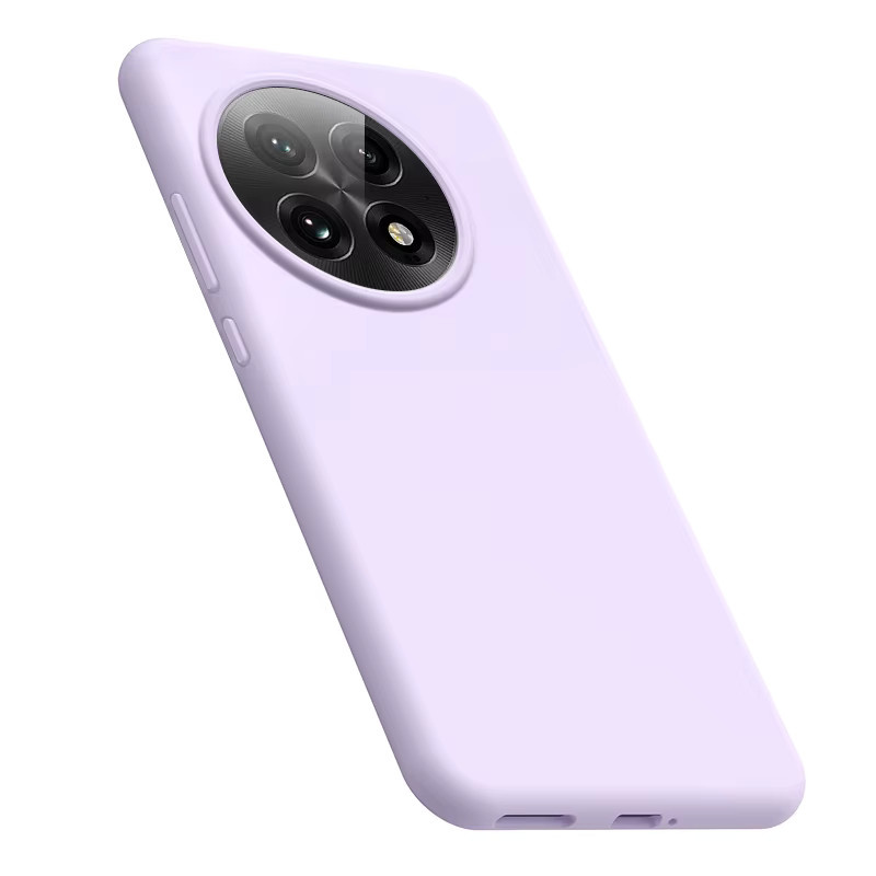 OnePlus 13 Schutzhülle aus flüssigem Silikon mit weicher Innenbeflockung in Purple - Bild 2