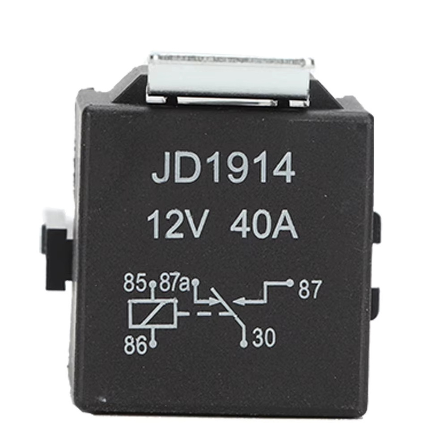5er Set 12V Auto Relais 40A SPDT 5 Pin mit Steckschlüsselsatz in Schwarz - Bild 3