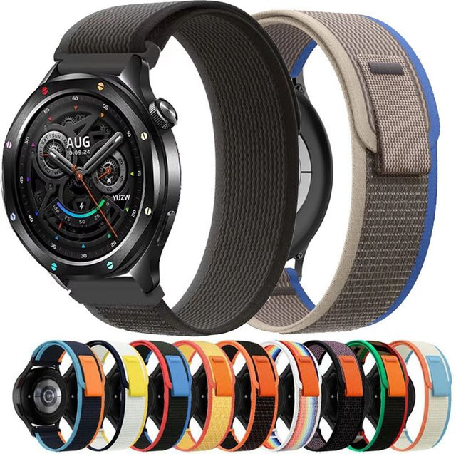 Xiaomi Uhrenarmband Trail Loop, Nylon, 22 mm, Schwarz - Bild 1