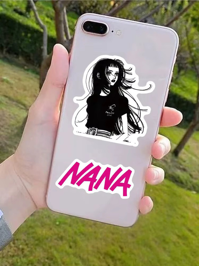 50 Stück Anime NANA Aufkleber im Retro-Stil für Laptop, Scrapbook und Handy, Mehrfarbig - Bild 4