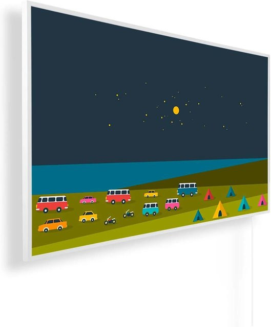 Könighaus Infrarotheizung Camping Kinderzimmer Edition in Weiß, 1.200 W - Bild 1