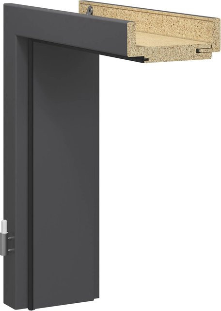 Getadoor Türzarge CPL Titangrau, B/T/H: 61 x 31 x 198,5 cm, Anschlag Rechts - Bild 1