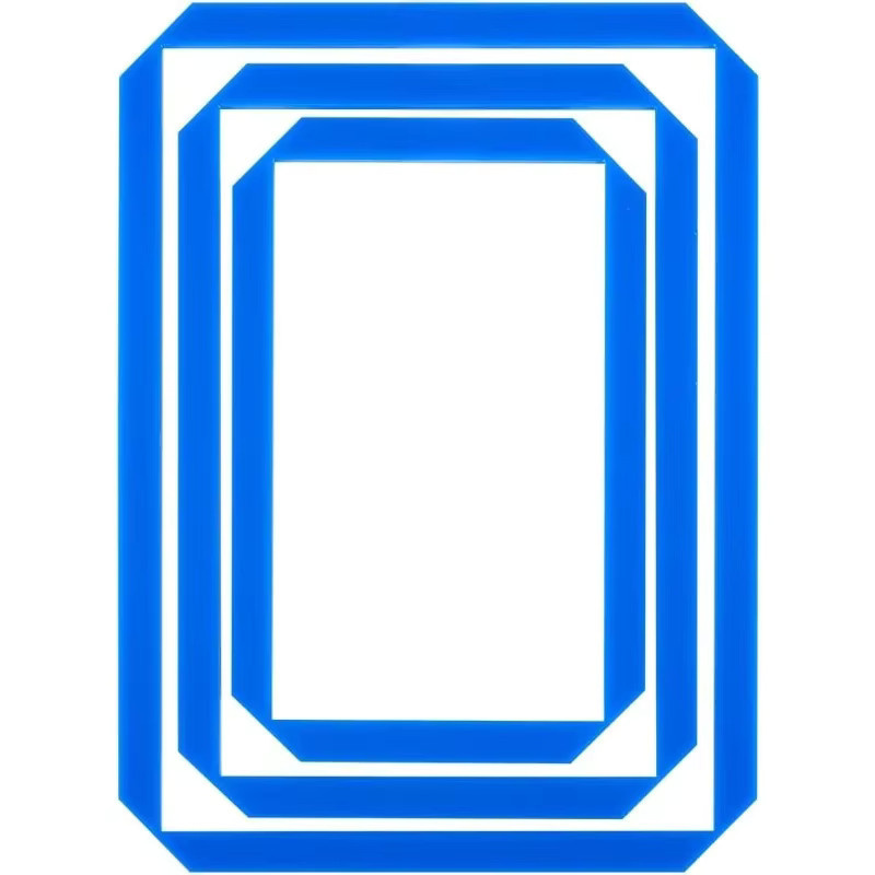 Blauer Acryl-Notizbucheinband als Buchbinderei-Werkzeug in 3 Größen für Scrapbooking und Buchbinderei-Vorlagen - Bild 5