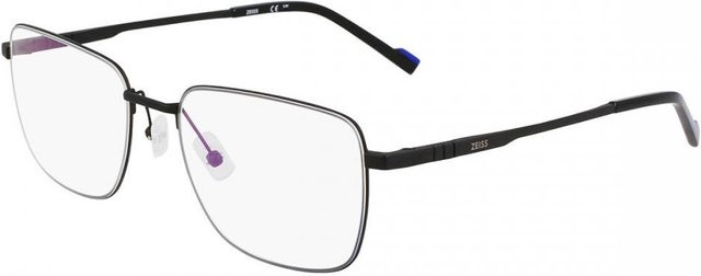 Zeiss Zs24155 Korrektionsbrille, Herren, randlos, rechteckig, Metall, black - Bild 1