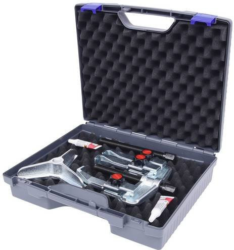 KS Tools Schnellspann-Universal-Abzieher-Satz 7-teilig, Spannbereich 20-90 mm, Farbe: Silber - Bild 1