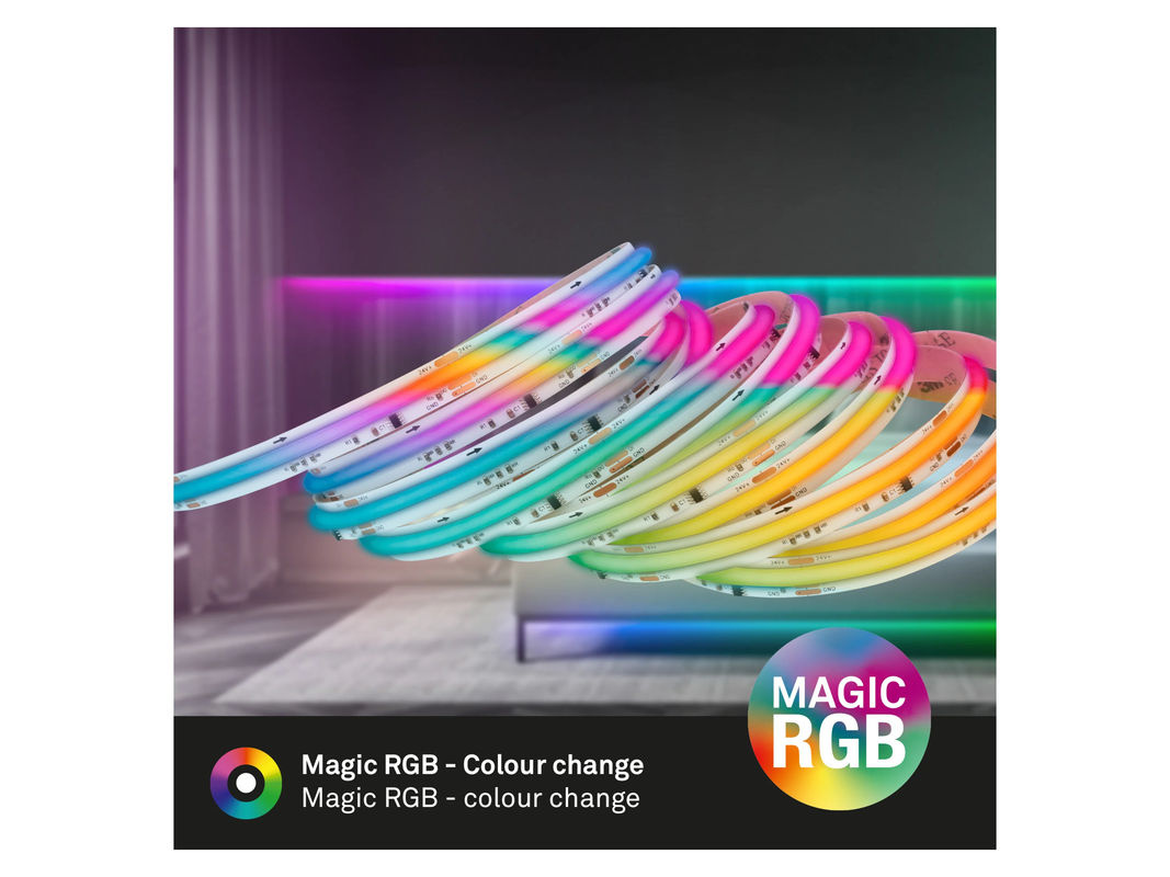 Briloner COB RGBIC LED Flexband mit Fernbedienung, 3 m, Multicolour, weiß matt - Bild 6