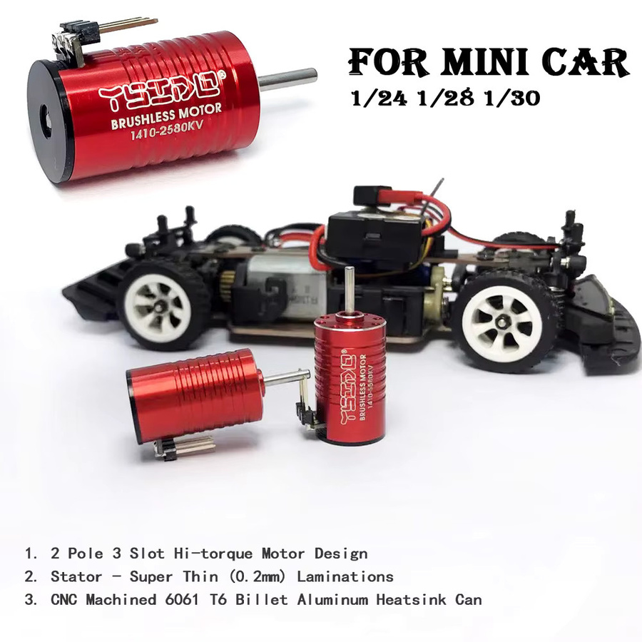 YSIDO Mini 1410 V2 Brushless Motor mit 20A ESC Kombi-Set - Bild 2
