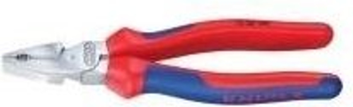 Knipex Kraft-Kombizange mit Comfort-Griffen verchromt, mehrfarbig, Länge: 225 mm - Bild 3