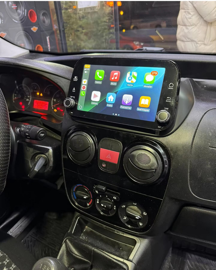 7-Zoll Carplay Autoradio Multimedia Video-Player mit WLAN in Schwarz für Fiat Fiorino Citroen Nemo und Peugeot Bipper (2008-2017) - Bild 3