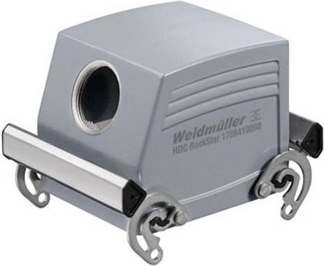 Weidmüller Steckergehäuse HDC 32B TSBO 1M32G 1788410000 in Grau aus Aluminium - Bild 1