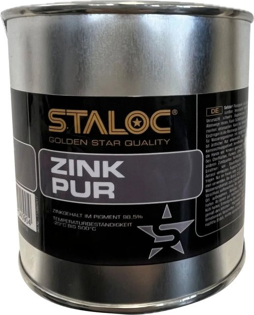 Staloc Zinkausbesserung Hell für Kalzverzinkung in Silber, 500 ml - Bild 1