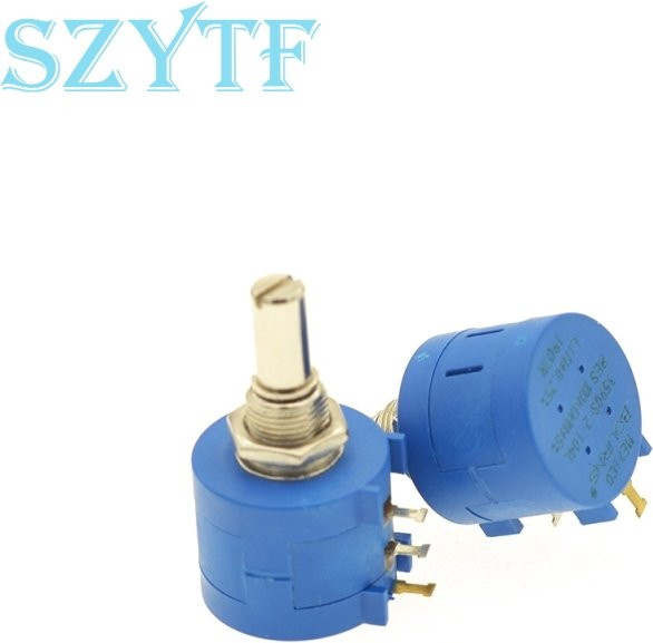 SZYTF Präzisions-Mehrgangpotentiometer 3590S-2-103L Blau 10-Ring-einstellbarer Widerstand - Bild 1