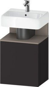Duravit Waschtischunterschrank Qatego in Grau Matt, B/T/H: 44 x 35 x 64,5 cm - Bild 1