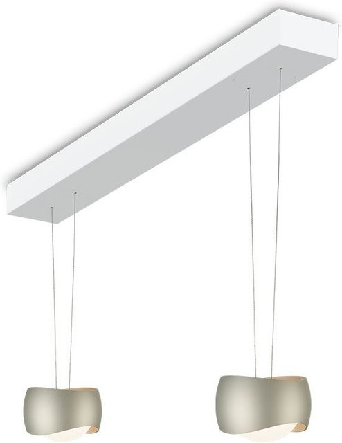 Oligo Curved Slack-Line LED-Pendelleuchte 2-flammig in Weiß matt mit Tunable White (2200K - 5000K) und Casambi-Steuerung - Bild 1