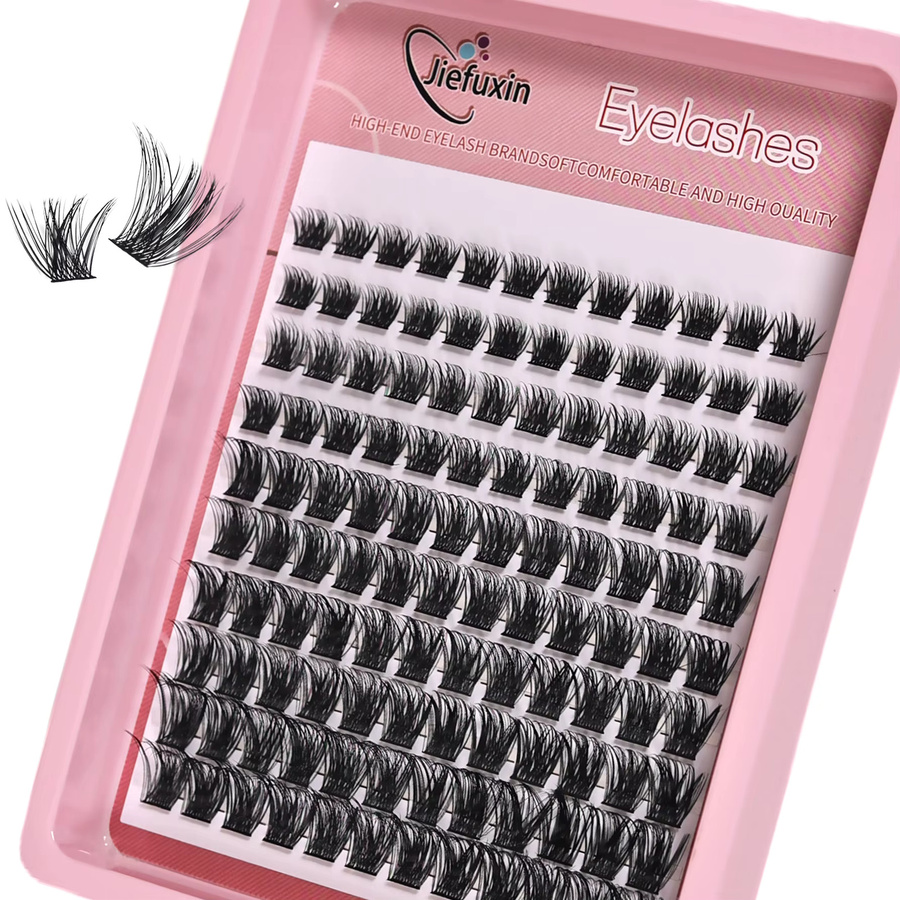 Wispy Einzelwimpernverlängerungen, 120 Stück, D-Curl, 8-16mm, Unisex - Bild 2