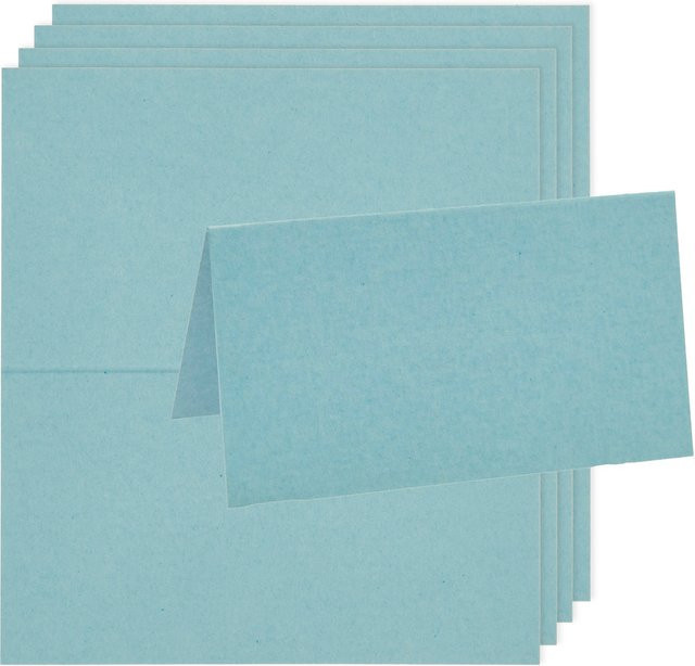 Rico Design Paper Poetry Luxury Tischkarten in Türkis aus Papier B: 10,0 cm, H: 5,0 cm, T: 5,0 cm - Bild 1