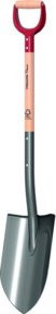 Fiskars Gärtnerspaten CLASSIC PRO mit Holzstiel aus FSC-zertifiziertem Holz und Borstahl - Bild 1