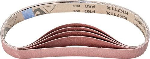 PFERD Korund Schleifband für Rohrbandschleifer, Körnung 80, Braun, 10 Stück, B: 30 mm, L: 610 mm - Bild 1