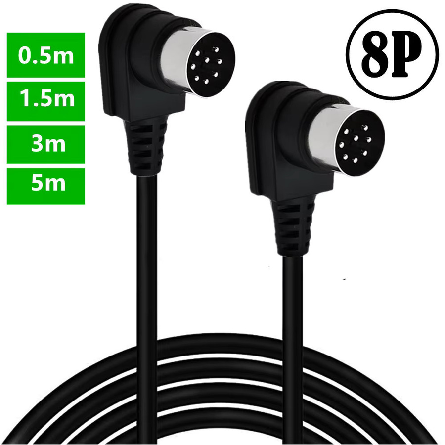 Bang & Olufsen B&O PowerLink BeoLab Audiokabel mit 8-poligem DIN-Stecker auf DIN-Stecker in Schwarz, Länge: 5 m - Bild 2