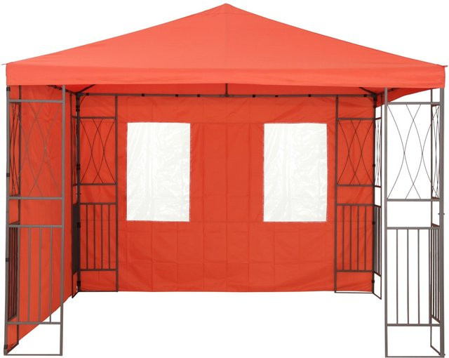 tepro Seitenteil-Set Kaemi für Pavillon aus Polyester in Terrakotta, 2 Stück - Bild 1