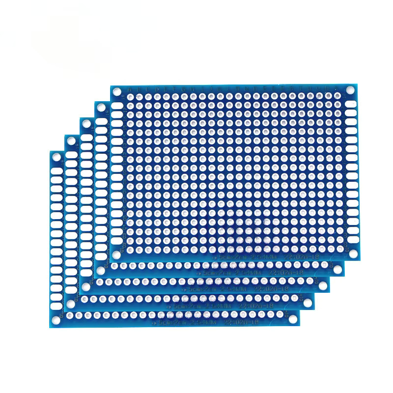 YTDMEN PCB Prototyp Board Blau Doppelseitige Platinen für DIY Elektronik-Kits - Bild 2