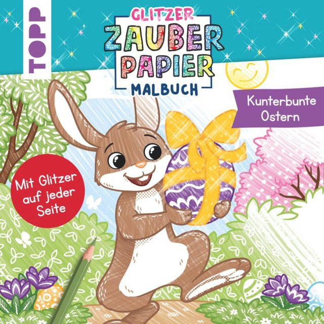 TOPP Zauberpapier Malbuch Ostern bunt/mehrfarbig ab 5 Jahren - Bild 1