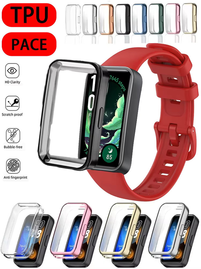 Huawei Smartwatch-Hülle, TPU, Schwarz, transparent - Bild 7