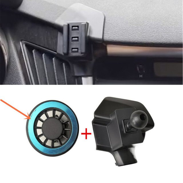 Magnetische Handyhalterung aus ABS-Kunststoff für Hyundai Sonata MK8 (2011-2014), Farbe: Schwarz - Bild 1