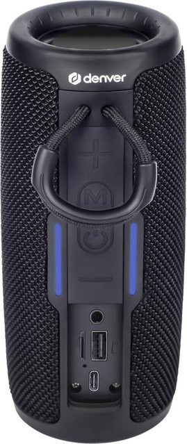 Denver BTV-150B Bluetooth Lautsprecher Schwarz B/T/H: 6,2 x 6,2 x 16,0 cm - Bild 1