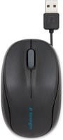 Kensington Pro Fit Retractable Mobile USB Optische Maus Schwarz mit Kabeleinzug und 1000 dpi - Bild 1