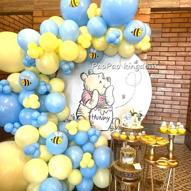 Disney Winnie The Pooh Ballonbogen aus Aluminiumfolie für Kindergeburtstag und Babyparty - Bild 1