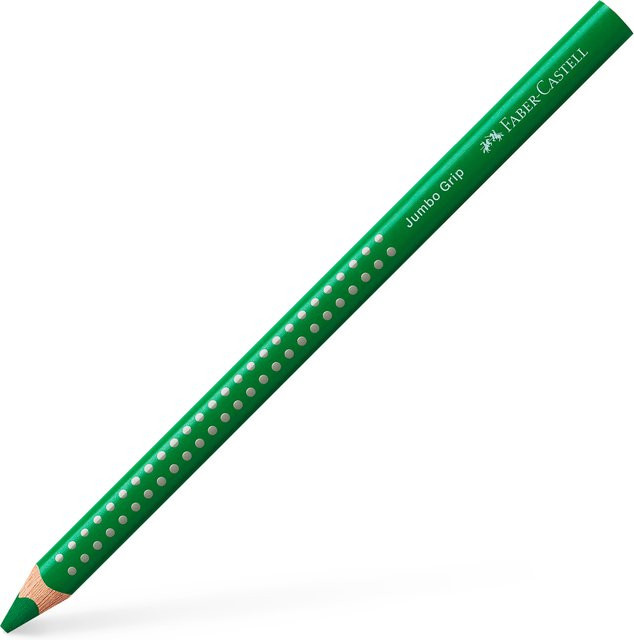 Faber Castell Jumbo Grip Farbstift in Smaragdgrün für Kinder - Bild 1