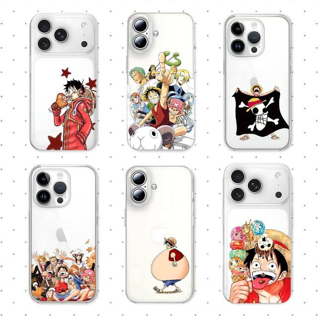 Transparente ONE PIECE Handyhülle für iPhone Modelle - Bild 1