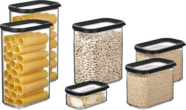 Mepal Modula Vorratsdosen 6er Set transparent luftdicht und auslaufsicher - Bild 1
