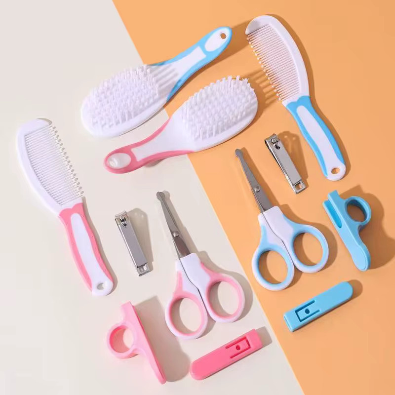 momo&dudu Babypflege-Set für Neugeborene und Kleinkinder, 6-teiliges Essentials-Set in Blau - Bild 1