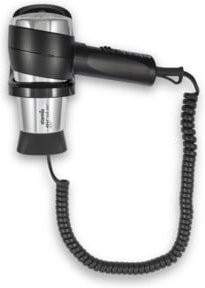 Starmix Hand-Haartrockner mit Wandhalterung in Schwarz/Chrom - Bild 1
