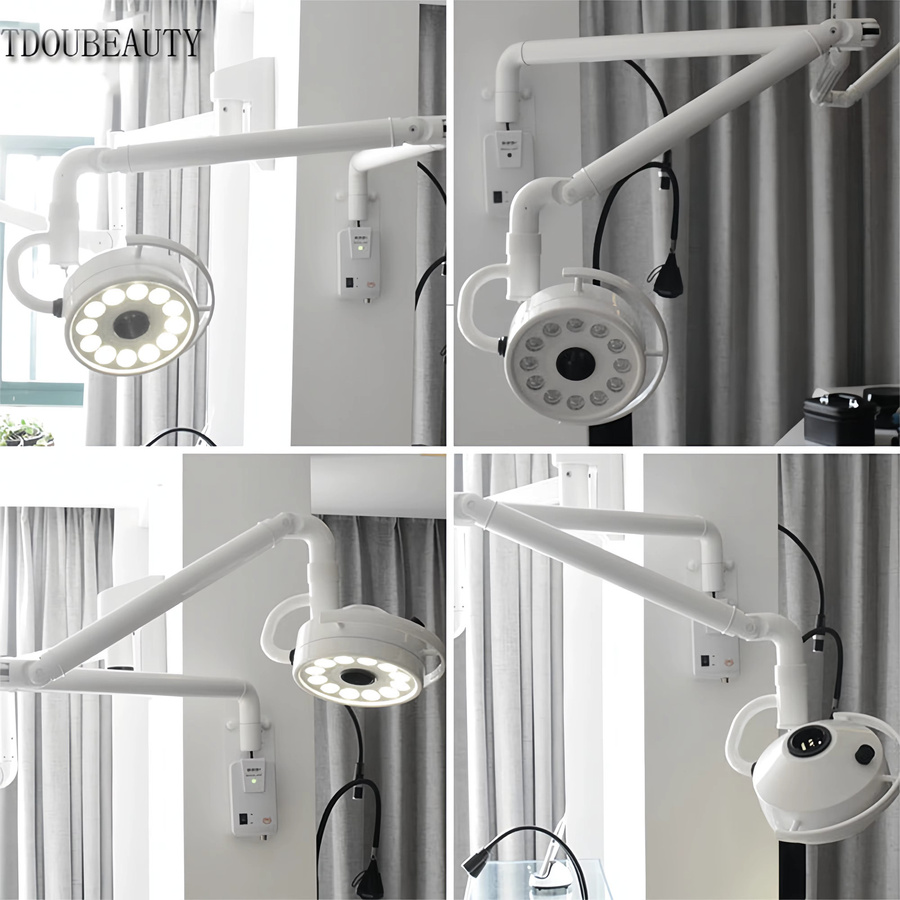 TDOUBEAUTY KD-2012B-1 Wandmontierte LED-Operationsleuchte 36W Schattenfreie Zahnarztlampe in Weiß - Bild 3